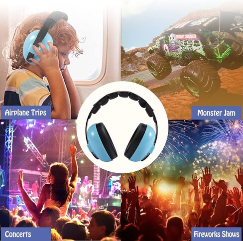 سماعات أذن لحماية الأذن وإلغاء الضوضاء وسماعات رأس للرضع للأطفال من عمر 3 أشهر إلى 3 سنوات in Kuwait