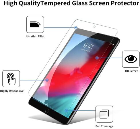 2-Pack XINDERS Screen Protector Compatible with iPad Air 4th/5th Generation 10.9 inch (2022/2020), iPad Pro 11 inch All Models(2022/2021/2020/2018), Tempered Glass Compatible with iPad Air 4/Air 5 in Saudi Arabia