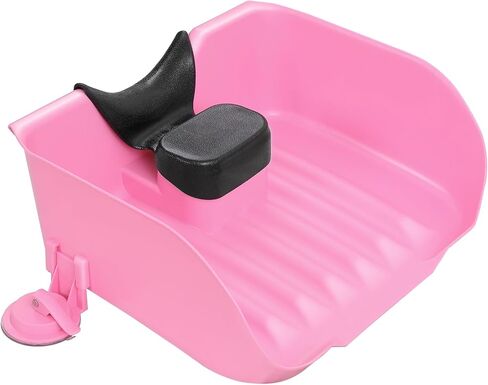 Yoofoss Portable Hair Wash Basin for Children, Toddlers, Kids, Teens, Hair Washing Station for Sink at Home, Portable Shampoo Bowl with Neck Support - Pink in Saudi Arabia