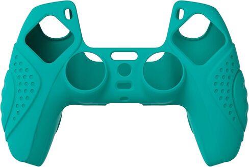 eXtremeRate PlayVital Guardian Edition Ergonomic Soft Anti-Slip Controller Silicone Case Cover for ps5, Rubber Protector Skins with Black Joystick Caps for ps5 Controller - Purple & Black in Kuwait