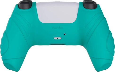 eXtremeRate PlayVital Guardian Edition Ergonomic Soft Anti-Slip Controller Silicone Case Cover for ps5, Rubber Protector Skins with Black Joystick Caps for ps5 Controller - Purple & Black in Kuwait