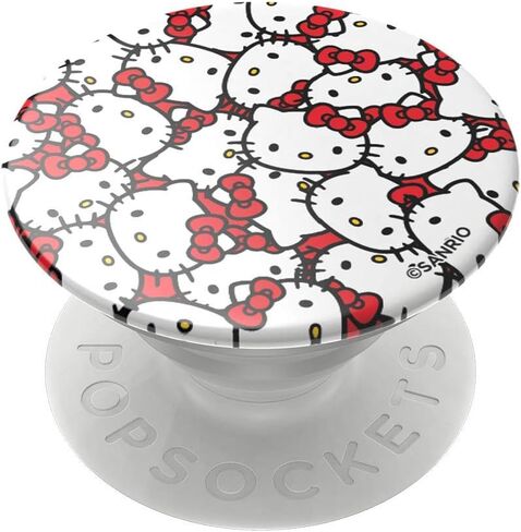PopSockets: PopGrip with Swappable Top for Phones & Tablets - Hello Kitty - Kitties! (Gloss) in Saudi Arabia