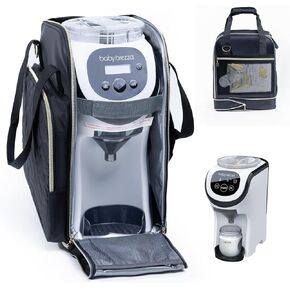 SFYBYHEART Carrying Case Compatible with Baby Brezza Formula Pro Mini Baby Formula Mixer Machine Carrying Bag - Baby Formula Mixer Travel Bag with Pockets for Baby Essentials, Pumps, Baby Bottles