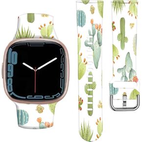 سوار ساعة Sprot متوافق مع سوار ساعة Versa 4/Versa 3 للنساء/Sense/Sense 2، ملحقات بديلة لطيفة لا تتلاشى لساعة Versa 3/4 وSense/Sense 2 للنساء والرجال in Kuwait