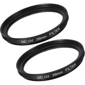 MECCANIXITY MC UV Lens Filter Camera Protection Filter with Multi-Layer Coatings 86mm HD Hydrophobic Scratch Resistant for Camera Photography Lens 2 Pcs