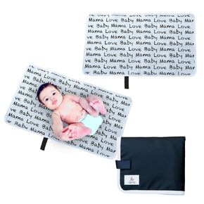 Portable Diaper Changing Pad - Baby Essential - Baby - Foldable Baby Changing Mat - Travel Changing Mat - Changing Pad Cover (Pink)