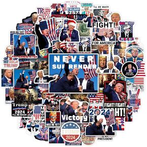 SigyoJeom 160PCS Trump Stickers 2024 Donald Trump Stickers for Adults Water Bottles Laptop Phone Case Trump Decals Merchandise Stuff MAGA Funny Vinyl Sticker Bulk