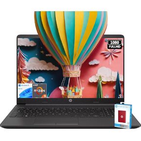 HP Newest 15.6" FHD G8 Laptop, AMD Ryzen 5 5500U 6-core Processor(Beat i7-1165G7), Ethernet Port, HDMI, SD Card Reader (Windows 11 Pro, 32GB RAM | 1TB SSD)