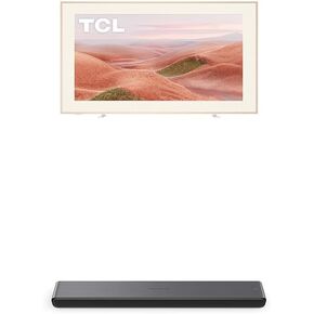 TCL 65-Inch Class QLED 4K Smart NXTFRAME TV with Google TV (65A300W, 2024 Model) Dolby Vision HDR & Dolby Atmos, Built-in Google Assistant with Voice Remote, Works with Alexa, Streaming Television