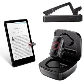 جهاز التحكم عن بعد لصفحة التحكم لجهاز Kindle Paperwhite Oasis، جهاز التحكم عن بعد للقارئ الإلكتروني RF، حلقة التحكم عن بعد TikTok، أداة النقر على مصراع الكاميرا لجهاز iPad iPhone iOS Android-أسود in Kuwait