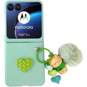 for Moto Razr 2024 Case Bling Glitter Girly Design,Motorala Razr 2024 Phone Case Cute Handmade Holographic Sparkle Rhinestone,Slim Soft Clear TPU Diamond Bumper Cover for Razr 2024 for Girls Women