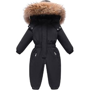 Baby Snowsuit Toddler Snow Suit Boy Winter Coat Clothes Girl Puffer Jacket 1-4T