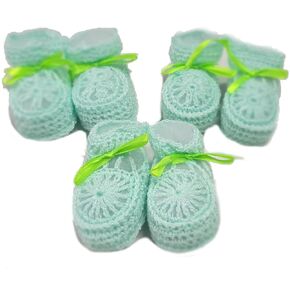 Newborn Baby Boy Girl Hand Crochet Booties