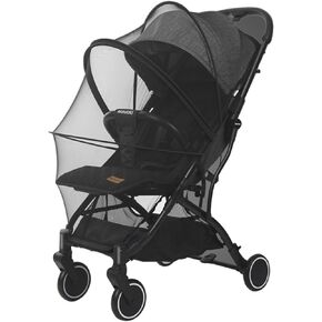 LILIWER Baby Stroller Mosquito net Anti-Insect net Baby Stroller Sunshade UV Breathable Mosquito Repellent Baby Stroller Sunshade Easy to Install Easy to Store Foldable (White Daisy)