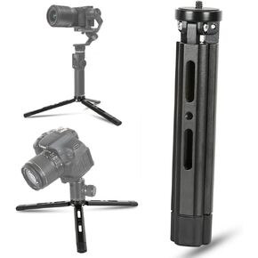 Aluminum Mini Tripod,Desktop Tabletop Stand Tripod for Zhiyun Smooth Q/4, Crane Plus/2, Osmo Mobile, Ronin-S, Vimble 2,Gimbal Handle Grip Stabilizer Tripod