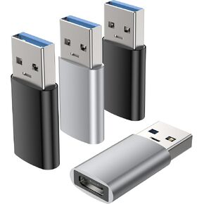 4 Pack Lightning to USB C Adapter for iPhone 16/16 Pro/16 Pro Max/16 Plus/iPhone 15/15 Pro, Samsung S24, Type C Charger Connector Cable, Support Charging and Data Transfer, Not for Audio/OTG