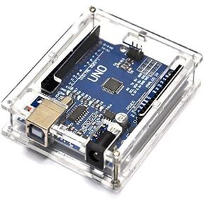 Gikfun Uno R3 Case Enclosure Transparent Clear Computer Box Compatible with Arduino UNO R3 EK1642