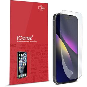 iCarez HD Anti Glare Matte Screen Protector for iPhone 16 Pro 6.3 inches 2024 [3 Pack] (Case Friendly) Premium No Bubble Easy to Apply with Hinge Installation
