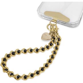 Phone Charm Strap Metal Phone Chain Phone Lanyard Detachable Phone Wrist Strap Cute Phone Wristlet Chain Fits iPhone 16 With Metal Phone Tether Tab For Women Shopping Traveling Party Walkin