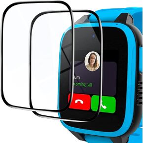 Hensinple for TROOMI XGO3 Screen Protector [2 Pack], Tempered Glass Film, Anti-Scratch, High Definition, Touch Sensitive for TROOMI XGO3 / XPLORA XGO3 Kids Smart Watch