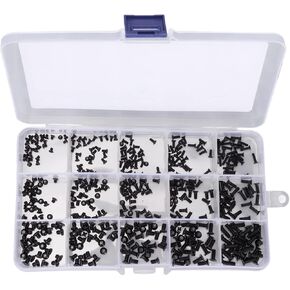 450PCS Laptop Screws, M2X3 M2X4 M2X5 M2X6 M2X8 M2.5X3 M2.5X4 M2.5X5 M2.5X6 M2.5X8 M3X4 M3X5 M3X6 M3X8 M3X10 Type Screw for Laptop Repair in Saudi Arabia