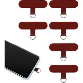 6pcs Phone Tether Tab, Crossbody Phone Lanyard Patch Pad Multifuctional Cell Phone Label Phone Strap Replacement Part