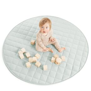 Stylish Baby Play Mat - Soft Cotton Crawling Mat Creates a Great Play Gym Area for Your Baby Boy or Girl - The Perfect Foldable Tummy Time Floor Playmat That Fits Nicely with Any Kids Playroom Decor