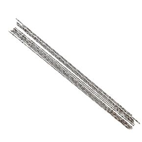 12PCS Scroll Saw Blades, Wood Saw Blades, Spiral Teeth Wood Metal Plastic Cutting High Carbon Steel, 5.12 Inch, for Wood Metal Plastic Cutting Sawing Carve (5# Saw Blade)