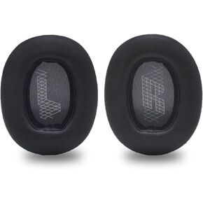 وسائد أذن بديلة لـ JBL Live 650 BTNC E65BTNC، وسائد أذن لسماعات الرأس متوافقة مع Duet NC/Live 660 BTNC، وسادات أذن لسماعات الرأس، وقطع إصلاح غطاء أكواب الأذن - أسود in Kuwait