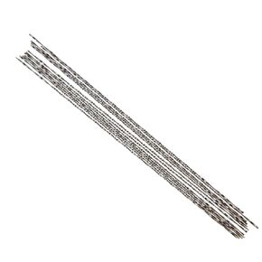 12PCS Scroll Saw Blades, Wood Saw Blades, Spiral Teeth Wood Metal Plastic Cutting High Carbon Steel, 5.12 Inch, for Wood Metal Plastic Cutting Sawing Carve (5# Saw Blade)