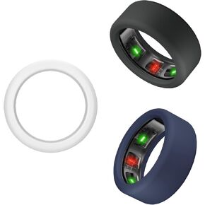 Silicone Cover Compatible with Oura Ring Gen 4/3, Elastic Protector for ULTRAHUMAN Ring AIR Working Out Accessories Men Women