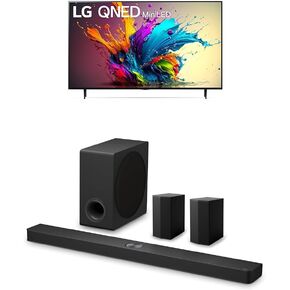 LG 65-Inch Class QNED90T Series Mini LED Smart TV 4K Processor Flat Screen with Magic Remote AI-Powered with Alexa Built-in (65QNED90TUA, 2024)