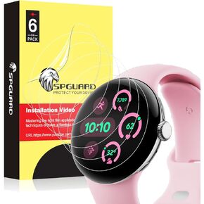 6 Pack for Pixel Watch 3 45mm Screen Protector, Self-Healing Film Compatible with Google Pixel Watch 3 Screen Protector 45 mm