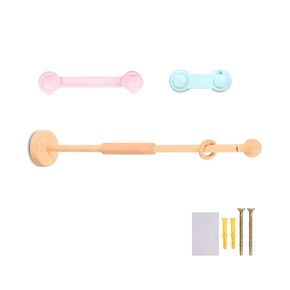 Baby Mobile Hanger - Wooden Hanging Arm for Over Crib/Cot/Bassinet, Wall-Mounted Attachment Nursery Decor and Mobiles - Complete with 2 Safety Locks