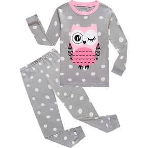 Family Feeling Little Boys Pajamas Sets 100% Cotton Long sleeve Pjs