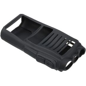 PATIKIL Two Way Radio Holder Silicone Walkie Talkie Protective Covers Rubber Soft Case Black for PT-UV82 Radios