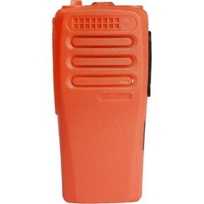 Orange 16 Channel Replacement Housing Case for CP200D Radio with Buttons Channel PTT Button Stickers