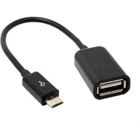 Micro USB 2.0 OTG Cable, On The Go Adapter, Male Micro USB to Female USB for LG G4,Samsung S6 Edge S4 S3 Android Smart Phones Tablets with OTG Function by Master Cables