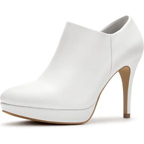 Women's Platform Booties Stiletto Ankle Boots High Heel Booties Winter Dress Shoes