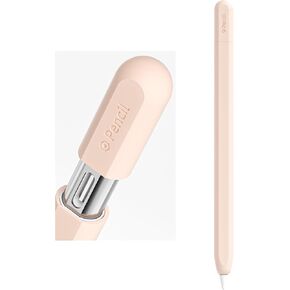 ELETIUO Silicone Case Compatible with Apple Pencil (USB-C),Protective Holder Grip Sleeve with Cap Accessories,Anti-Slip Cover Supports Magnetic Compatible with Apple Pencil 3rd Generation,Carrot