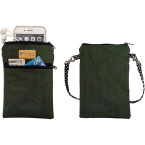 Tainada Women Crossbody Shoulder Travel Zippered Wallet Purse Clutch Phone Bag w/Detachable Strap (Hippo Pattern Black)