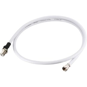 uxcell RG6 Coax Cable F Type Male to F Type Female Coaxial Cable 4 Feet