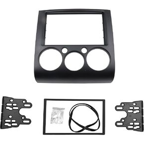 Double Din Radio Stereo Bezel for Mitsubishi Galant 2004-2013 Dash Installation Mount Trim Kit (9 Inches)