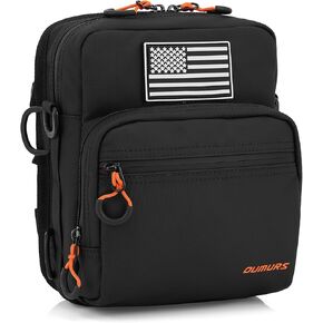 Waterproof Motorcycle Bag,Motorcycle Handlebar Bag,Sissy Bar Bag,Tool Bag, Front Fork Storage Accessory Bag, Bike Bar Bag Compatible with harley Cruiser Softail Dyna Sportsters Black Glossy