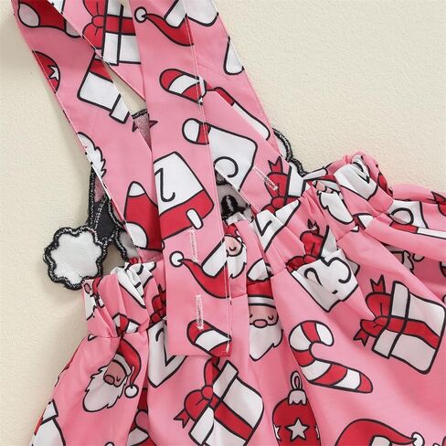 FIOMVA My First Christmas Baby Girl Outfit Newborn Romper Skirts Set Fall Winter Infant Christmas Dress Overall Clothes in Saudi Arabia