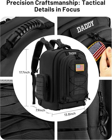 kcross Tactical Dad Baby Diaper Backpack, Large Baby Diaper Bags Backpack with Changing Pad, Travel Baby Bags for Mom Dad in Saudi Arabia