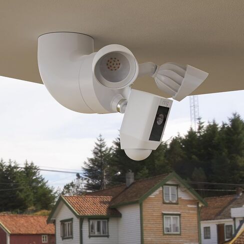 HOLACA Eave Mount for R-ing Floodlight Cam Wired Pro/Plus & Blink Wired Floodlight Camera, Wyze Cam floodlight V2,Roku Floodlight Camera Compatible with Plug-in Mount for Floodlight Cam Eave Bracket in Saudi Arabia