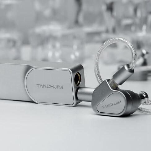 مضخم صوت USB DAC محمول من TANCHJIM Luna، مضخم صوت مزدوج CS43198 DAC مع مخرجين 3.5 مم و4.4 مم لوضوح الصوت (Asano Tanch) in Saudi Arabia