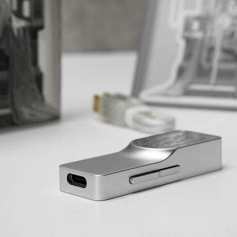 مضخم صوت USB DAC محمول من TANCHJIM Luna، مضخم صوت مزدوج CS43198 DAC مع مخرجين 3.5 مم و4.4 مم لوضوح الصوت (Asano Tanch) in Saudi Arabia