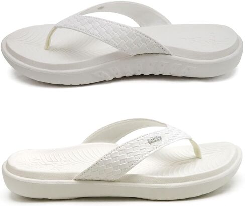 KuaiLu Womens Flip Flops Ladies Yoga Mat Comfortable Walking Thong Sandals With Plantar Fasciitis Arch Support Slip On Indoor Outdoor For Summer in Kuwait